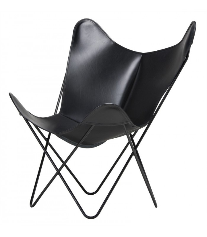 SILLA BKF CUERO NEGRO