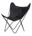 BKF CHAIR IN BLACK CANVAS